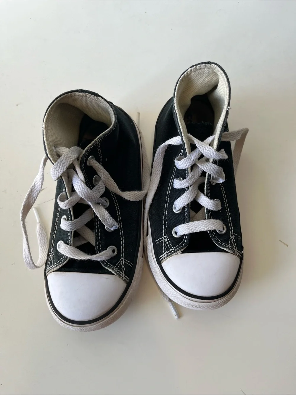 Converse Black and White Kids Chuck Taylor High Top Sneakers